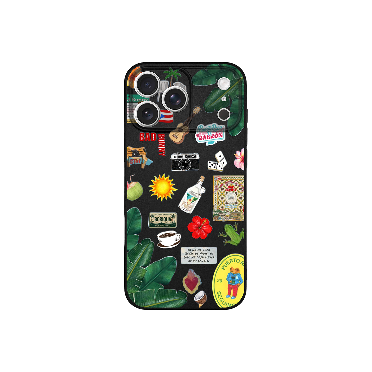 Boricua Heritage Sticker-Bomb – Premium iPhone Case – DtMF Merch